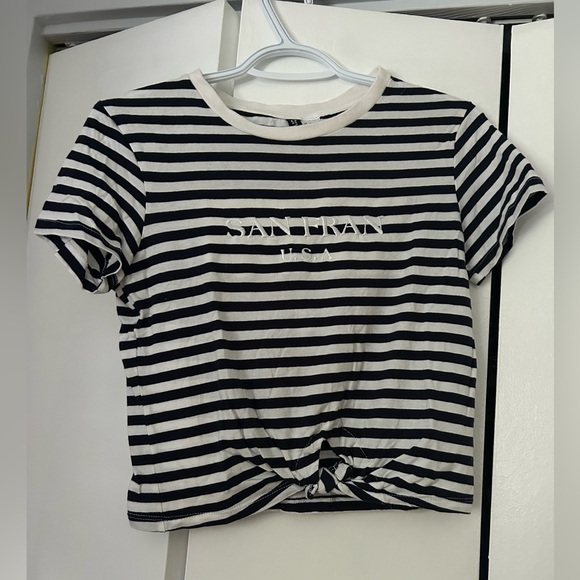 H&M Divided XS T-Shirt "San Fran USA" - Picture 1 of 3